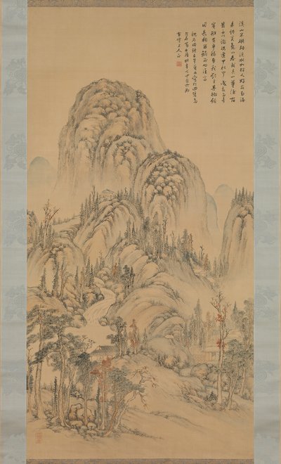 Setkání s přítelem na podzimní den, 1822. od Noro Kaiseki