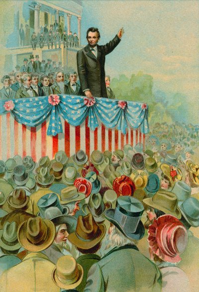 Druhý inaugurační projev Abrahama Lincolna od North American