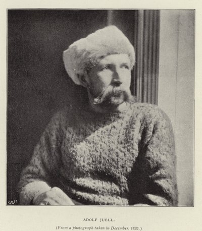 Adolf Juell (č/b foto) od Norwegian Photographer