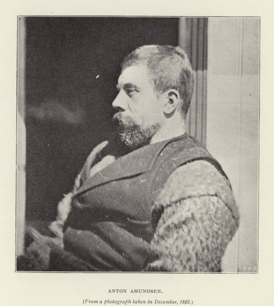 Anton Amundsen (černobílá fotografie) od Norwegian Photographer