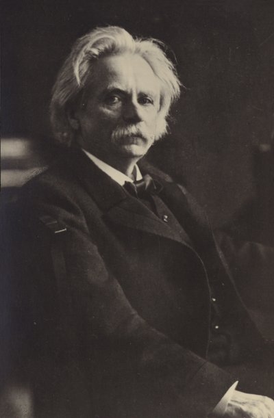 Edvard Grieg , norský skladatel a pianista (1843-1907) od Norwegian Photographer