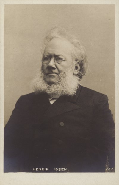 Henrik Ibsen (1828-1906), norský dramatik od Norwegian Photographer