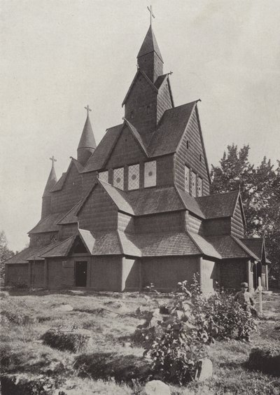 Dřevěný kostel Hitterdal od Norwegian Photographer