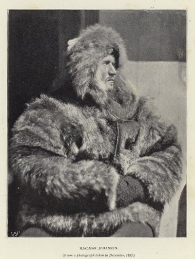 Hjalmar Johansen (černobílá fotografie) od Norwegian Photographer