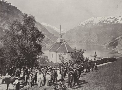 Merok, Geiranger (černobílá fotografie) od Norwegian Photographer