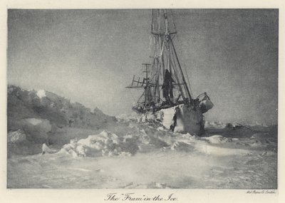 "Farma" v ledu (černobílá fotografie) od Norwegian Photographer