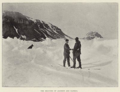 Setkání Jacksona a Nansena (č/b foto) od Norwegian Photographer