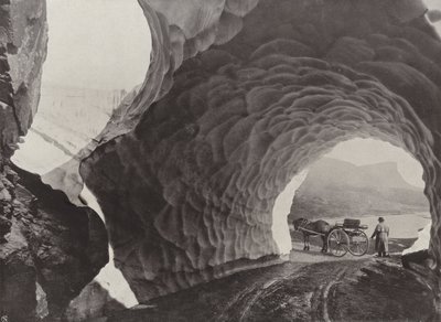 Tunel sněhem, průsmyk Hauklid od Norwegian Photographer