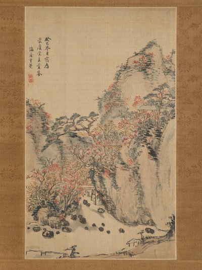 Podzimní krajina v Eigenji, 1833. od Nukina Kaioku