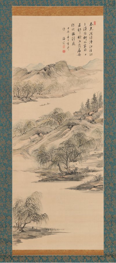 Jarní krajina, 1844. od Nukina Kaioku
