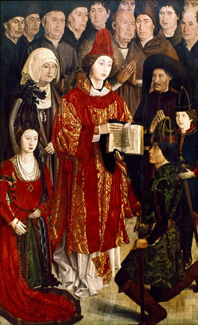 Oltářní obraz svatého Vincenta, 1460 od Nuno Goncalves or Gonzalvez