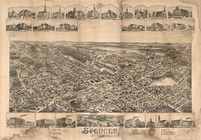 Spencer, Massachusetts, 1892. od O.H. Bailey and Co.