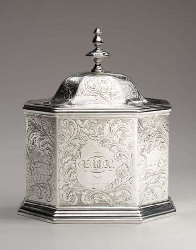 Kanystr na čaj, 1845 od Obadiah Rich