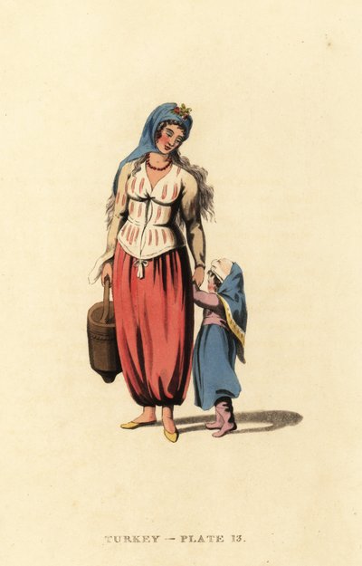 Řekyně se svou dcerou, ostrov Marmara od Octavian (after) Dalvimart