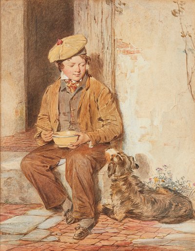 Prosit o zbytky (akvarel) od Octavius Oakley