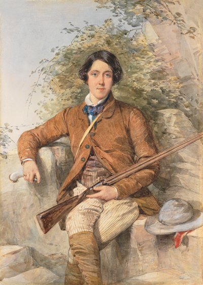 Portrét Heneage Finch, 6. hraběte z Aylesford (Wc zvýšené bílou) od Octavius Oakley