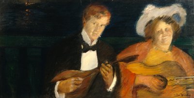 Noční ptáci, Bokken Lasson a Sten Drewsen od Oda Krohg