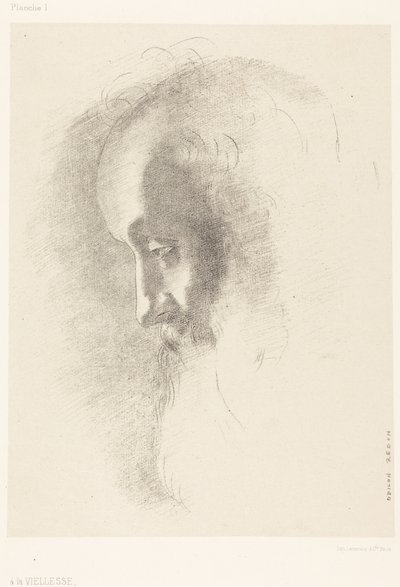 Stáří od Odilon Redon