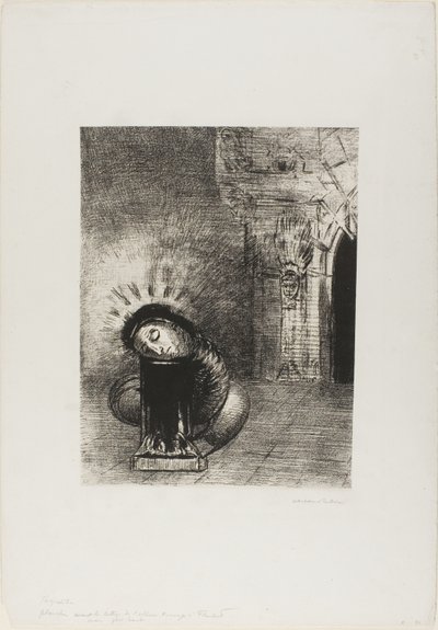 A Long Chrysalis, the Color of Blood, deska 2 ze 6 od Odilon Redon