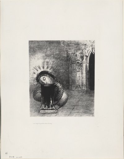 A Long Chrysalis, the Color of Blood, deska 2 ze 6 od Odilon Redon