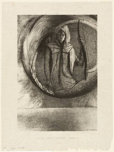 And Beyond, the Astral Idol, the Apotheosis, deska 2 ze 6 od Odilon Redon