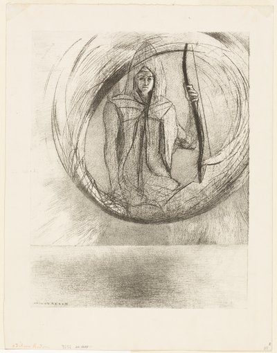 And Beyond, the Astral Idol, the Apotheosis, deska 2 ze 6 od Odilon Redon