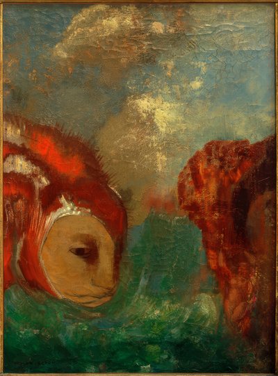 Angelika a drak od Odilon Redon