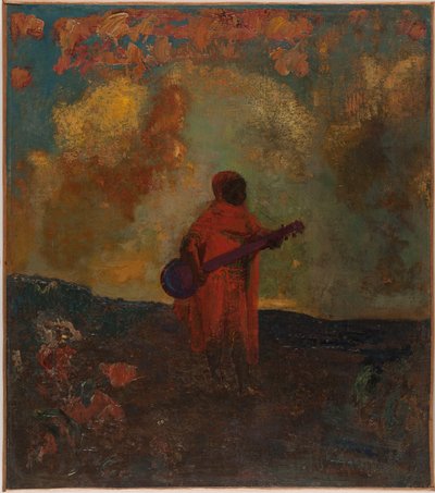 Arabský hudebník od Odilon Redon