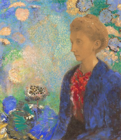 Baronka de Domecy od Odilon Redon
