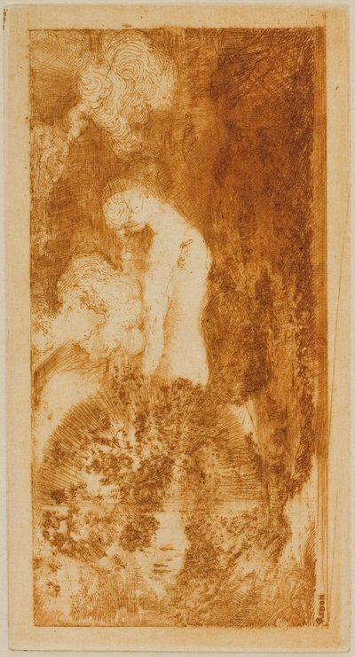 Koupající se od Odilon Redon