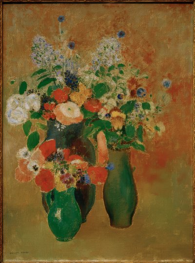Kytice / zátiší z květin od Odilon Redon
