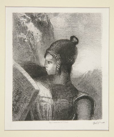 Br?nnhilde, frontispis La Revue Wagnerienne od Odilon Redon