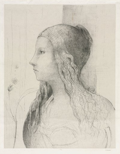 Brünhilde v Soumraku bohů, 1894. od Odilon Redon