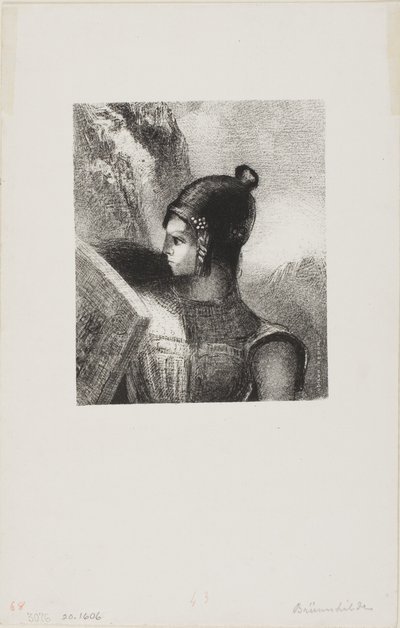 Brunnhilde od Odilon Redon