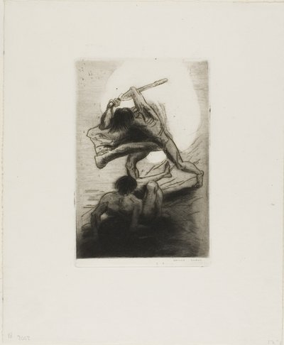 Kain a Ábel od Odilon Redon