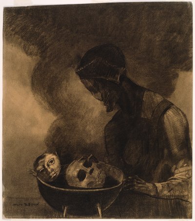 Kotel čarodějky od Odilon Redon