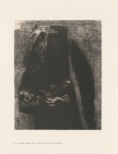To je ďábel od Odilon Redon