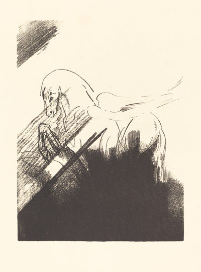 Cheval aile (okřídlený kůň) od Odilon Redon