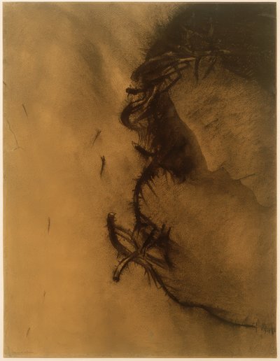Kristus (Trnová koruna) od Odilon Redon