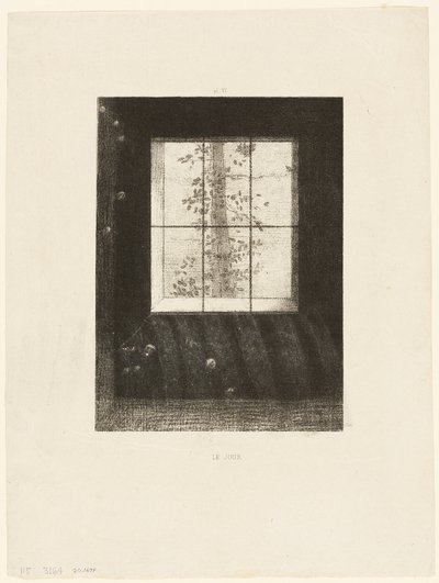 Den, deska 6 z Dreams od Odilon Redon