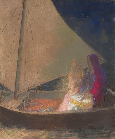 Barque. Kolem roku 1902 od Odilon Redon