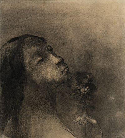 Květ zla od Odilon Redon
