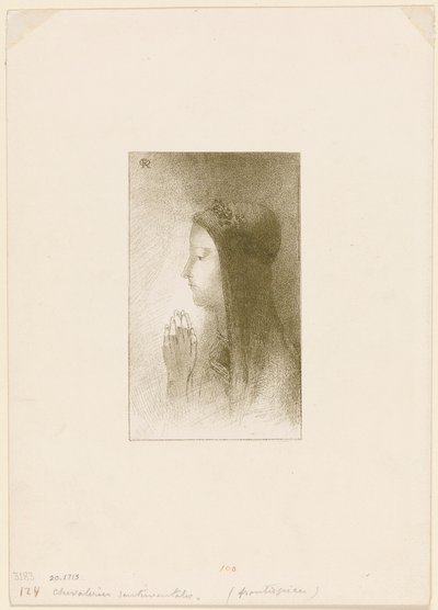 Frontispis pro Chevalieres sentimentales od Ferdinanda Hérolda od Odilon Redon