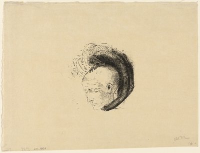 Frontispis pro Idealistické hnutí v malbě od André Melleria od Odilon Redon