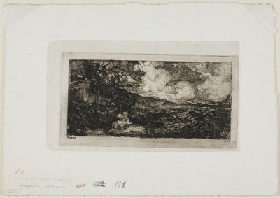 Cválající jezdec od Odilon Redon