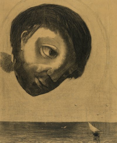 Guardian Spirit of the Waters, 1878 od Odilon Redon