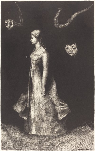 Strašení (Posedlost) od Odilon Redon