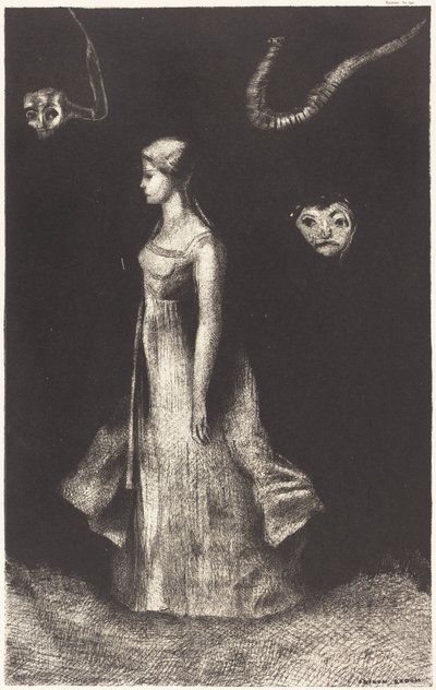 Posezení (Obsese) od Odilon Redon