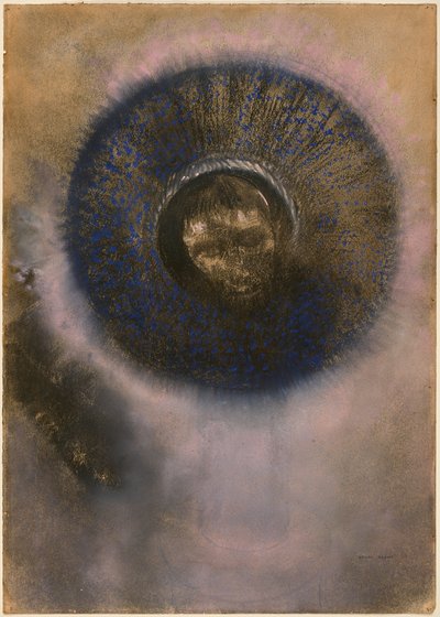 Hlava ve svatozáři od Odilon Redon