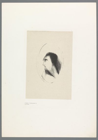 La Maison Hautée, 6 litografií titulní strana La Maison Haut,e, 6 litografií na titulní straně Strašidelný dům, La Maison Hantée, ilustrace k textu Bulwer-Lytton, přeložil do francouzštiny René Philipon, (název série) od Odilon Redon